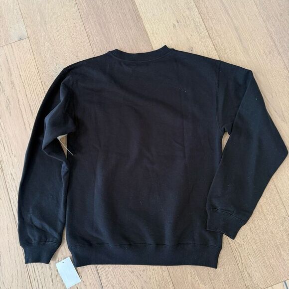 Urban outfitter Butterfly black crew sweater size Xsmall - Picture 3 of 6